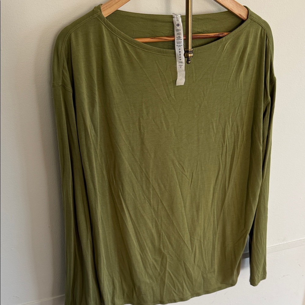 Lululemon Olive Green Women's Top